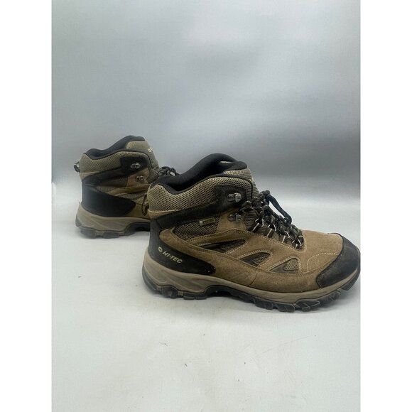 HI-TEC boots size 13 brown black leather lace up padding at ankle Step READ - Picture 7 of 9